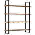 Rustika Rowe -  4-Tier Bookcase 160x40x180 cm Solid Reclaimed Wood